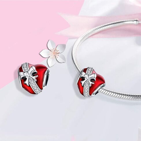 Heart Footprints Animals Charms Exquisite Pink Ladybug Dog Cat Family Forever Beads Charms for Women Bracelets Charm DIY in Saudi Arabia