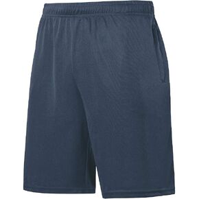Men's Basketball Shorts Athletic Lightweight Dry-Fit Training Workout Shorts Zipper Pockets（Regular&Big and Tall）