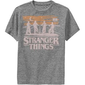 Netflix Stranger Things Jank Drawing Boys Short Sleeve Tee Shirt