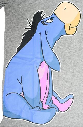 Disney Womens T-Shirt Eeyore or Minnie Mouse Lean in Side Print in Kuwait