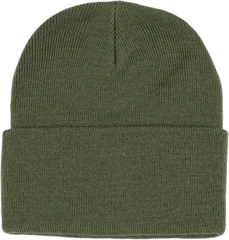 Mossy Oak Mens American Flag Embroidered Winter Beanie Hat - Knit Cuffed Skull Cap Cold Weather Gear, One Size in Saudi Arabia