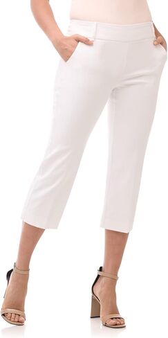 Rekucci Women's EcoCosy Comfort Classic Chic Cropped Capri Pant in Saudi Arabia