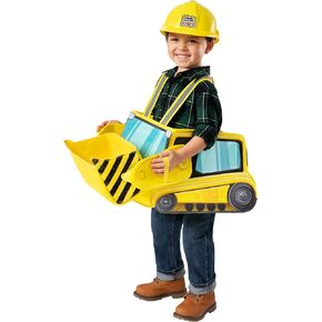 Spirit Halloween Ride-Along Bulldozer Costume | Construction Worker Cosplay | Occupation Outfit | Piggyback Costume in Saudi Arabia