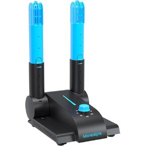 مجفف الأحذية Monealpis - جهاز تسخين مجفف الأحذية المحمول مع منفاخ حراري ومؤقت ورف قابل للطي قابل للتعديل لأحذية العمل والأحذية والقفازات والخوذ وأحذية التزلج والأحذية الرياضية in Kuwait