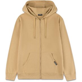 DEESPACE Men's Hoodie Soft Brushed Fleece Hooded Sweatshirts Full Zip up Hoodie (S-3XL) in Saudi Arabia