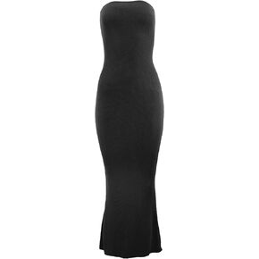 Almere Body Shaping Basic Strapless Maxi Dress