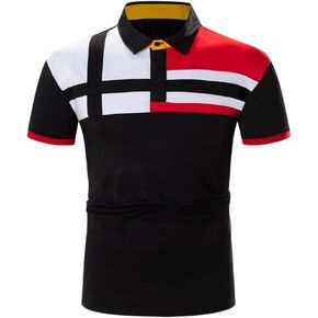 Grimgrow Men's Regular Fit Golf Polo Shirts Short Sleeve Casual Golf Polos