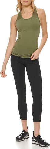 DKNY Women's Sport Ruched Seamless Racerback Tank in Saudi Arabia