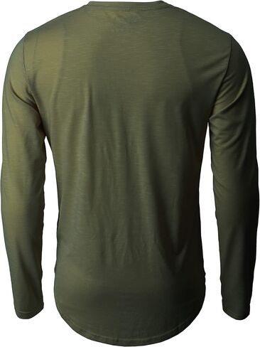H2H Mens Casual T Shirt Long/Short Sleeve T Shirt Muscle Gym Workout Athletic Tee in Kuwait