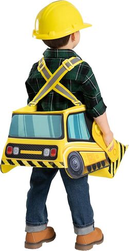 Spirit Halloween Ride-Along Bulldozer Costume | Construction Worker Cosplay | Occupation Outfit | Piggyback Costume in Saudi Arabia