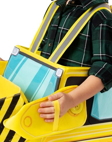 Spirit Halloween Ride-Along Bulldozer Costume | Construction Worker Cosplay | Occupation Outfit | Piggyback Costume in Saudi Arabia