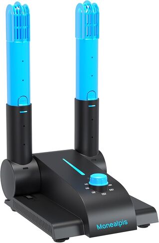 مجفف الأحذية Monealpis - جهاز تسخين مجفف الأحذية المحمول مع منفاخ حراري ومؤقت ورف قابل للطي قابل للتعديل لأحذية العمل والأحذية والقفازات والخوذ وأحذية التزلج والأحذية الرياضية in Kuwait