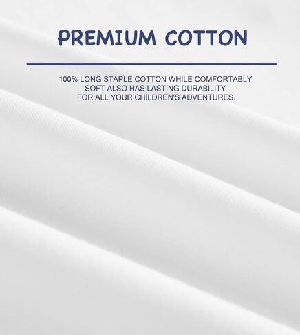 تي شيرت للأولاد بأكمام طويلة من LAPASA (عبوة من 4 قطع) للأطفال 100% قطن غير مسبب للحساسية، تي شيرت فائق الراحة بدون علامة B13 in Kuwait