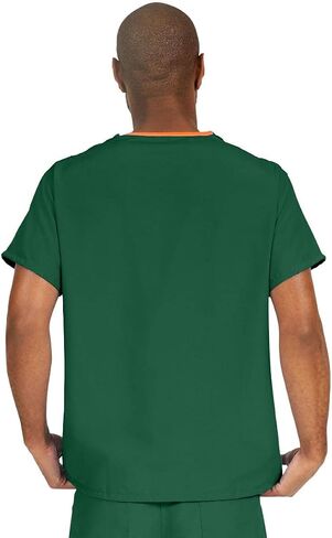 Medline PerforMAX One-Pocket Reversible Scrub Top, ANG-CC, Medium, Ceil Blue in Saudi Arabia