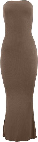 Almere Body Shaping Basic Strapless Maxi Dress in Kuwait