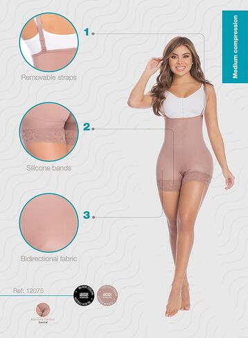 DELIÉ by Fajas DPrada 09075 Fajas Colombianas Postpartum Girdle Full Body Shaper for Women in Kuwait
