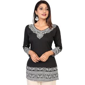 Maple Clothing Indian Tunic Tops Women's Short Kurti Kurta India Clothing