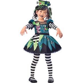 زي هالوين مونستر ميس للفتيات الصغيرات من أجل نفسك، يتضمن عصابة رأس. in Kuwait