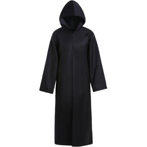 Beskie Unisex Halloween Chirstmas Cape Hooded Cloak Jedi Robe Cosplay Party Knight Hoodie Costume for Adult(Real Picture)
