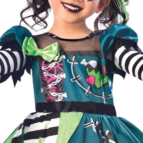 زي هالوين مونستر ميس للفتيات الصغيرات من أجل نفسك، يتضمن عصابة رأس. in Kuwait