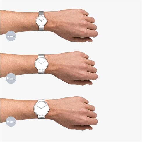 ساعة بيرينغ للجنسين انالوج كوارتز رفيعة للغاية مع حزام من الفولاذ المقاوم للصدأ وكريستال الياقوت 17039-XXX in Kuwait