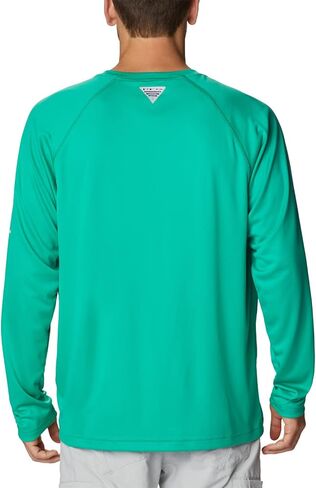Columbia Men's Terminal Tackle Long Sleeve Shirt, Circuit/Key West Logo, Medium in Saudi Arabia