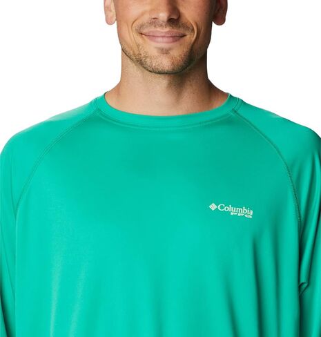Columbia Men's Terminal Tackle Long Sleeve Shirt, Circuit/Key West Logo, Medium in Saudi Arabia
