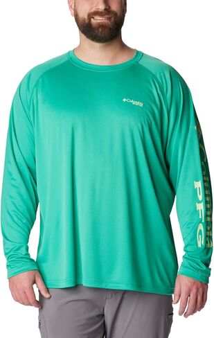 Columbia Men's Terminal Tackle Long Sleeve Shirt, Circuit/Key West Logo, Medium in Saudi Arabia