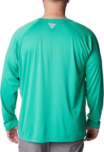 Columbia Men's Terminal Tackle Long Sleeve Shirt, Circuit/Key West Logo, Medium in Saudi Arabia