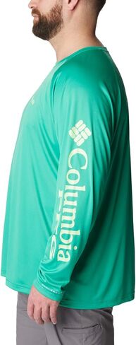 Columbia Men's Terminal Tackle Long Sleeve Shirt, Circuit/Key West Logo, Medium in Saudi Arabia