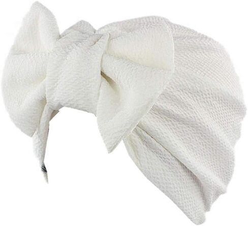 قبعة عمامة فاخرة للسيدات من Qhome، قبعة كيميائية أنيقة in Kuwait