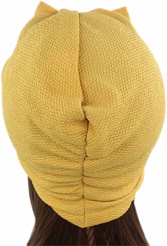 قبعة عمامة فاخرة للسيدات من Qhome، قبعة كيميائية أنيقة in Kuwait