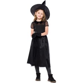 AGQT Witch Costumes Girls Halloween Dress Up Size 4-12 Years in Kuwait