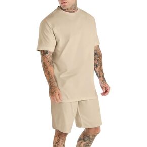 Uni Clau Men's Casual Tracksuit Athletic Sweatsuits Long Sleeve 2 Piece Outfit Running Jogging Sport Suit Sets in Saudi Arabia