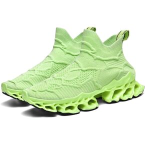 Poramea Mens Slip on Loafers Walking Tennis Shoes Laceless Running Blade Sneakers Mesh Trail Jogging Casual Athletic