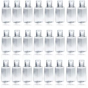 BIGNC 30 Pack Portable Travel Bottle, Empty Clear Travel Refillable Flip-Top Bottles for Travel Outdoor Camping Business, 1Ounce in Kuwait