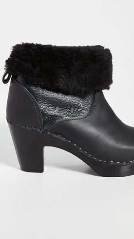 No.6 Women's Pull On Shearling High Heel Boots in Saudi Arabia