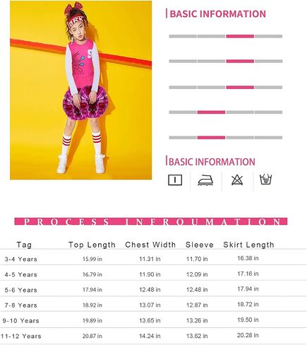 Zombies Cheerleader Costume for Girls Rose Dress Two Cheerleader Pom Poms Matching Hair Rope in Saudi Arabia