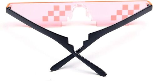 نظارات شمسية من LA GAMBETA FASHION مكونة من 12 قطعة من 4 ألوان من Thug Life نظارات فسيفساء نظارات شمسية بدون مزارع للحفلات in Kuwait