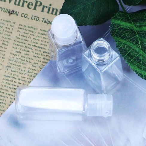 BIGNC 30 Pack Portable Travel Bottle, Empty Clear Travel Refillable Flip-Top Bottles for Travel Outdoor Camping Business, 1Ounce in Kuwait