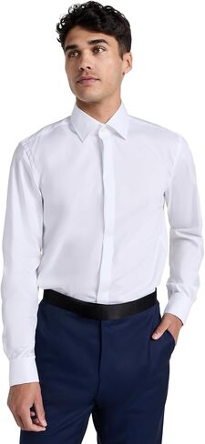 BOSS Men's Slim Fit Easy Iron Stretch Cotton Shirt in Saudi Arabia