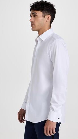 BOSS Men's Slim Fit Easy Iron Stretch Cotton Shirt in Saudi Arabia
