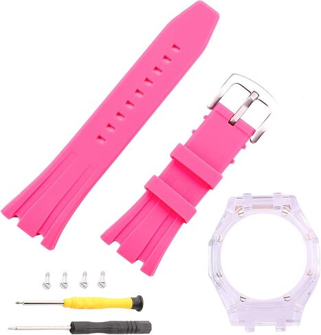 Topuly 20mm Men's rubber watch strap compatible with Casio G-Shock GA2100 Women's Outdoor Sports waterproof silicone watch band Buckle in Kuwait