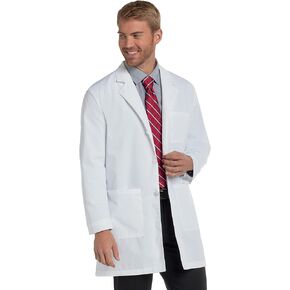 Landau Relaxed Fit 3-Pocket Mid-Length Lab Coat for Men 3148