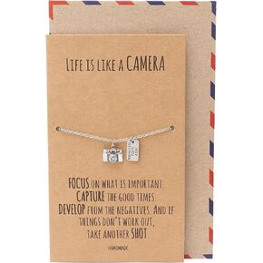 quan jewelry Cute Vintage Camera Miniature Jewelry for Women, Photography Gifts in Kuwait