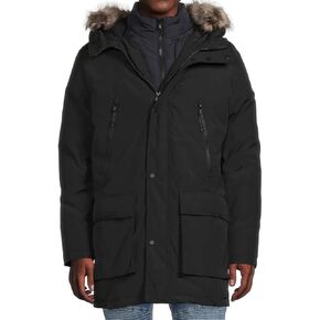 Michael Kors Men's Parka Jacket with Faux Fur Trim in Saudi Arabia