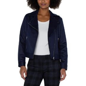 Liverpool Women's Faux Leather Moto Jacket
