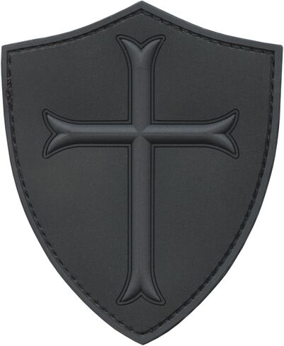 Subdued ACU US Navy Seals DEVGRU Crusaders Templar Knight Cross Morale PVC 3D Touch Fastener Patch in Kuwait