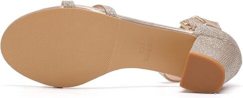 kkdom Women Fashion Open Toe Ankle Strap Chunky Heels Sexy Sandals Comfort Women Dressy Summer Shoe for Party Dating Daily Work in Kuwait