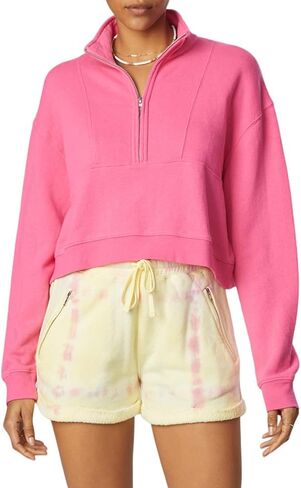 Bandier x Sincerely Jules The Holly Half Zip Sweatshirt in Saudi Arabia